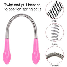 Facial Hair Remover Set Spring Epilator Hair Removal Springs Eyebrow Razors (1 Pc) - justgrabit.in | Just Grab It