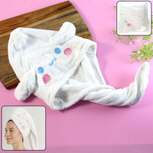 Cute Cartoon Hooded Hair Drying Towel Cap (1 Pc) - justgrabit.in | Just Grab It