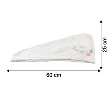 Cute Cartoon Hooded Hair Drying Towel Cap (1 Pc) - justgrabit.in | Just Grab It