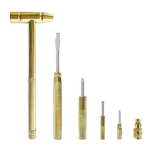 Multi Purpose 5 - in - 1 Small Hammer Tool with Interchangeable Screwdriver - justgrabit.in | Just Grab It