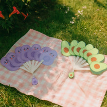 Foldable Pocket Fan with Keychain (1 Pc) - justgrabit.in | Just Grab It