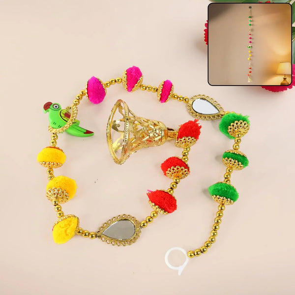 Traditional Decorative Hanging with Beads - (1 Pc) - justgrabit.in | Just Grab It