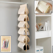 12 Grids Hanging Storage Bag (1 Pc / 12 Pocket / Mix Color) - justgrabit.in | Just Grab It