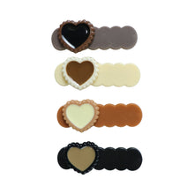 Heart Design Decorative Hair Clips Set (4 Pc) - justgrabit.in | Just Grab It