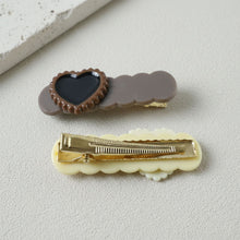 Heart Design Decorative Hair Clips Set (4 Pc) - justgrabit.in | Just Grab It
