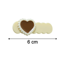 Heart Design Decorative Hair Clips Set (4 Pc) - justgrabit.in | Just Grab It
