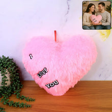 Soft Plush Heart Shape Cushion with 
