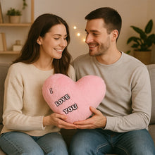 Soft Plush Heart Shape Cushion with 