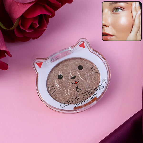 Premium Color Strokes Shimmer Highlighter (1 Pc) - justgrabit.in | Just Grab It