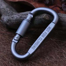 Premium Heavy - Duty Metal Carabiner Hook with Screw Lock (1 Pc) - justgrabit.in | Just Grab It