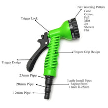 Multi - Pattern Garden Hose Spray Nozzle (1 Pc) - justgrabit.in | Just Grab It