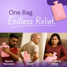 Premium Quality Rubber Hot Water Bag (31 x 19 Cm / 1 Pc) - justgrabit.in | Just Grab It