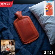 Premium Rubber Hot Water Bag for Pain Relief (31x18 Cm) - justgrabit.in | Just Grab It