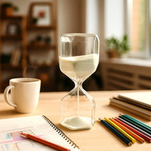 Elegant Glass Hourglass Sand Timer (1 Pc) - justgrabit.in | Just Grab It