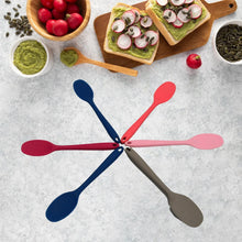 Multipurpose Silicone Spoon, Silicone Basting Spoon Non - Stick Kitchen Utensils Household Gadgets Heat - Resistant Non Stick Spoons Kitchen Cookware Items For Cooking and Baking (6 Pcs Set) - justgrabit.in | Just Grab It