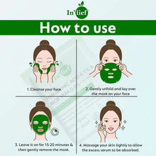 In’lief Hyaluronic Acid 0.1% & Aloe Vera 0.5% Hydrating Facial mask (1 Pc) - Justgrabit Inc.