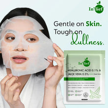 In’lief Hyaluronic Acid 0.1% & Aloe Vera 0.5% Hydrating Facial mask (1 Pc) - Justgrabit Inc.