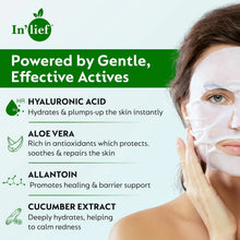 In’lief Hyaluronic Acid 0.1% & Aloe Vera 0.5% Hydrating Facial mask (1 Pc) - Justgrabit Inc.