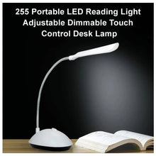 Portable LED Reading Light Adjustable Dimmable Touch Control Desk Lamp - Justgrabit Inc.
