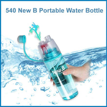 New Spray Portable Water Bottle (600ML) - Justgrabit Inc.