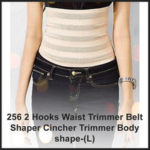 2 Hooks Waist Trimmer Belt Shaper Cincher Trimmer Body shape - (L) - Justgrabit Inc.