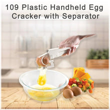 Plastic Handheld Egg Cracker with Separator - Justgrabit Inc.
