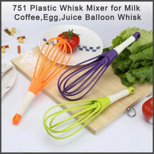 Plastic Whisk Mixer for Milk, Coffee, Egg, Juice Balloon Whisk - Justgrabit Inc.