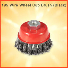 Wire Wheel Cup Brush (Black) - justgrabit.in | Just Grab It