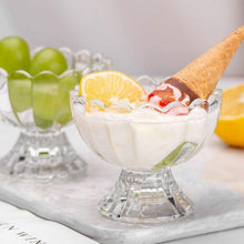 Serving Dessert Bowl Set - 6pcs Ice Cream, Salad, and Fruit Bowls (Brown Box) - justgrabit.in | Just Grab It