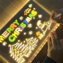 LED Acrylic Writing Board with USB Power (1 Set) - justgrabit.in | Just Grab It