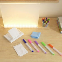 LED Acrylic Writing Board with USB Power (1 Set) - justgrabit.in | Just Grab It