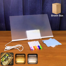 LED Acrylic Writing Board with USB Power (1 Set) - justgrabit.in | Just Grab It