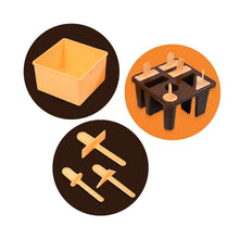 Plastic Kulfi Mold, Kulfi Molds 8 pcs Tray Ice Cream Mold (Brown Box) - justgrabit.in | Just Grab It
