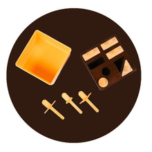 Plastic Kulfi Mold, Kulfi Molds 8 pcs Tray Ice Cream Mold (Brown Box) - justgrabit.in | Just Grab It