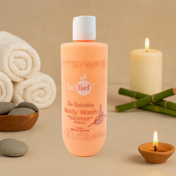 In'lief Nourishing & Hydrating Skin Replenishing Body Wash (250 ml) - Justgrabit Inc.
