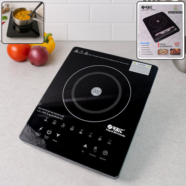 Orbit Touch Control and Multiple Cooking Induction Cooker - 2000W - justgrabit.in | Just Grab It