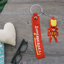 Cute Cartoon Silicone 3D Key Chain with Metal Hook & Strap (Pack of 1) - justgrabit.in | Just Grab It