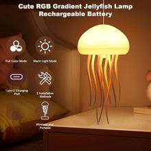 Jellyfish Shape LED Mood Light Lamp (1 Pc) - justgrabit.in | Just Grab It