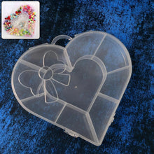 Heart - Shaped Plastic Bead Storage Organizer Box (1 Pc) - Justgrabit Inc.