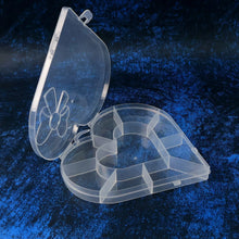 Heart - Shaped Plastic Bead Storage Organizer Box (1 Pc) - Justgrabit Inc.