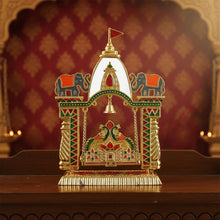 Traditional Decorative Pooja Jhula Mandir (1 Pc) - justgrabit.in | Just Grab It