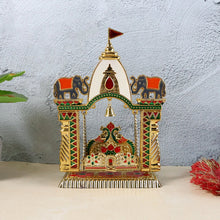 Traditional Decorative Pooja Jhula Mandir (1 Pc) - justgrabit.in | Just Grab It