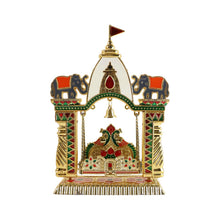 Traditional Decorative Pooja Jhula Mandir (1 Pc) - justgrabit.in | Just Grab It