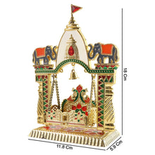 Traditional Decorative Pooja Jhula Mandir (1 Pc) - justgrabit.in | Just Grab It