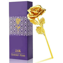 Luxury Decorative Gold Plated Artificial Golden Rose with Premium Box - justgrabit.in | Just Grab It
