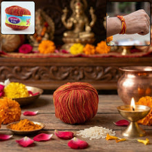 Pooja Kalawa Moli Sacred Cotton Thread (1 Pc) - justgrabit.in | Just Grab It