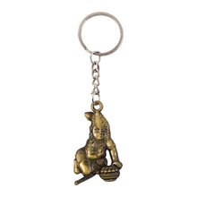 Premium Antique - Gold Metal Bal Krishna Makhan Chor Keychain (1 Pc) - justgrabit.in | Just Grab It