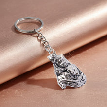 Premium Silver - Finish Metal Keychain (1 Pc) - justgrabit.in | Just Grab It