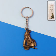 Premium Antique - Gold Metal Bal Krishna Makhan Chor Keychain (1 Pc) - justgrabit.in | Just Grab It