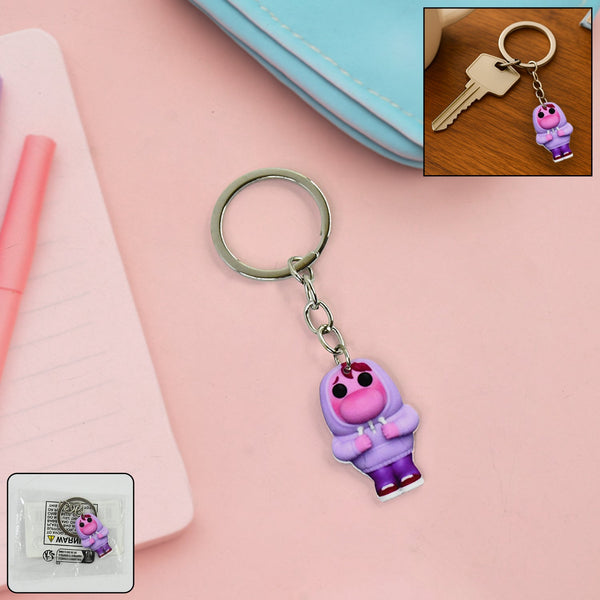 Cute Cartoon Character Keychain (1 Pc) - justgrabit.in | Just Grab It
